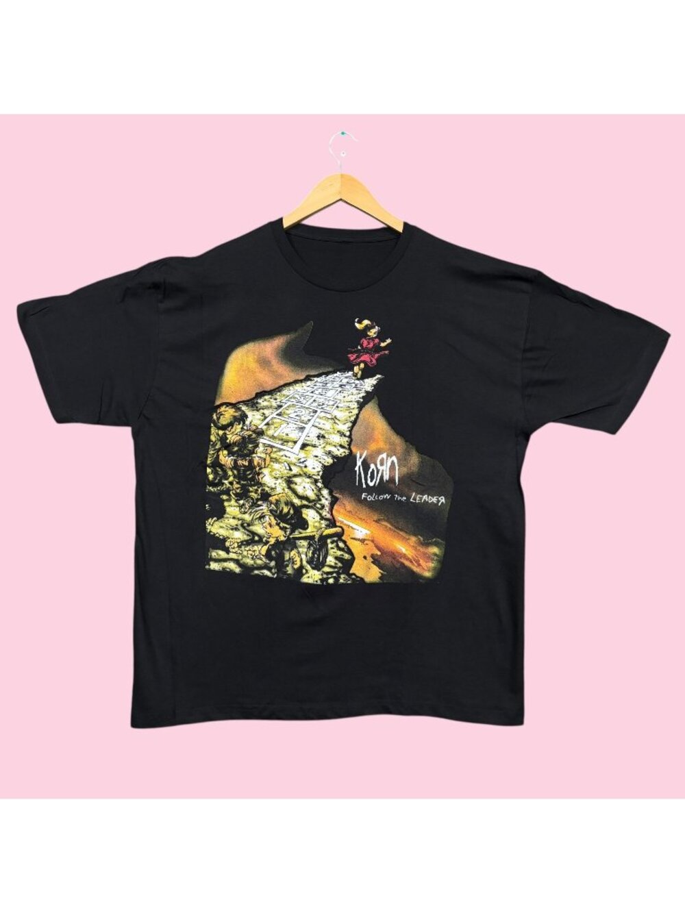 Korn Follow the Leader Album Nu Metal Band Tee XXL